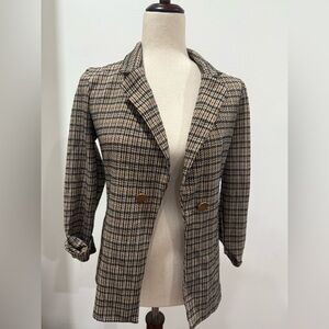 Wearever New York Plaid Blazer